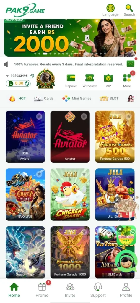 PAK9 Game